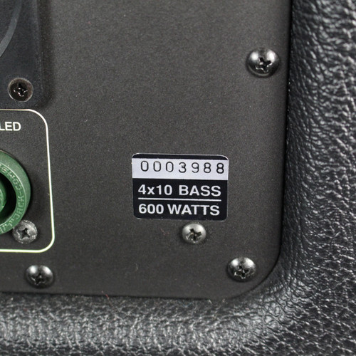 Used 2014 Mesa Boogie Traditional Powerhouse 4x10 600W Bass Speaker Cabinet 8 Ohms