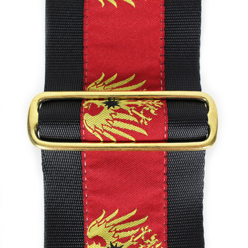 Souldier "Centurion" Pattern 3" Bass Guitar Strap with Black Ends