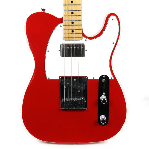 Used ESP Ronnie Wood Signature Electric Guitar Fiesta Red | Cream