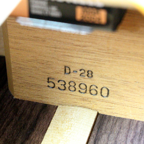 1994 Martin D-28 Dreadnought Acoustic Guitar Natural