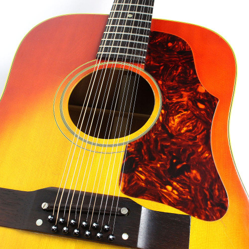 Vintage 1964 Gibson B-45-12 12-String Dreadnought Acoustic Guitar Sunburst Finish