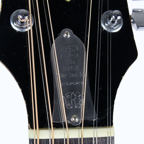 Vintage 1964 Gibson B-45-12 12-String Dreadnought Acoustic Guitar Sunburst Finish