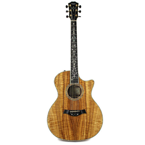 2005 Taylor Presentation Series PS-14CE-L2 Grand Auditorium Flame Koa Acoustic Electric Guitar