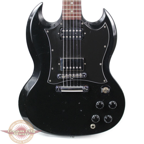 1997 Gibson SG Electric Guitar Black | Cream City Music