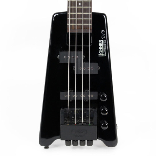 Used Hohner B2B Headless Electric Bass Guitar in Black