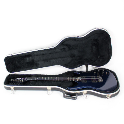 Used Carvin DC127 Solid Body Electric Guitar in Metallic Blue