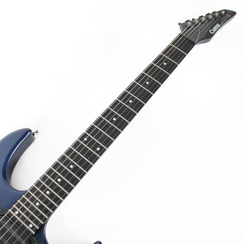 Used Carvin DC127 Solid Body Electric Guitar in Metallic Blue