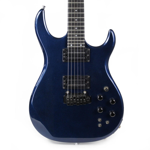 Used Carvin DC127 Solid Body Electric Guitar in Metallic Blue