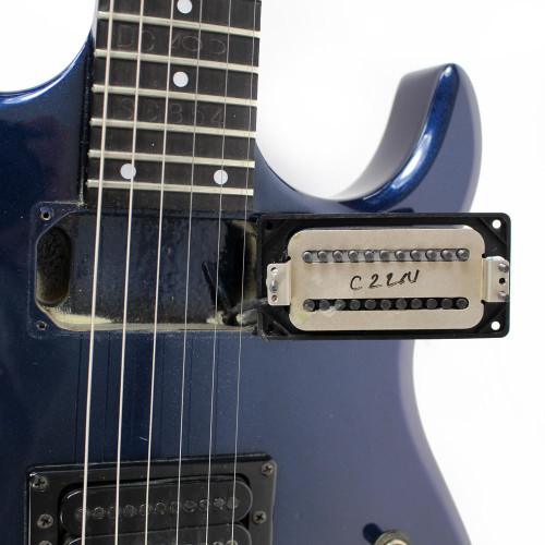 Used Carvin DC127 Solid Body Electric Guitar in Metallic Blue