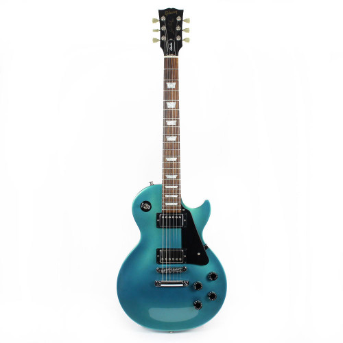 2001 Gibson Les Paul Studio Electric Guitar in Teal Blue Candy