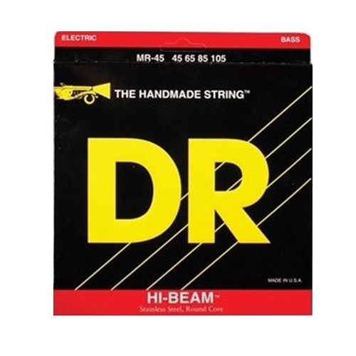 DR MR-45 Hi-Beam Medium Gauge Bass Guitar Strings .045-.105