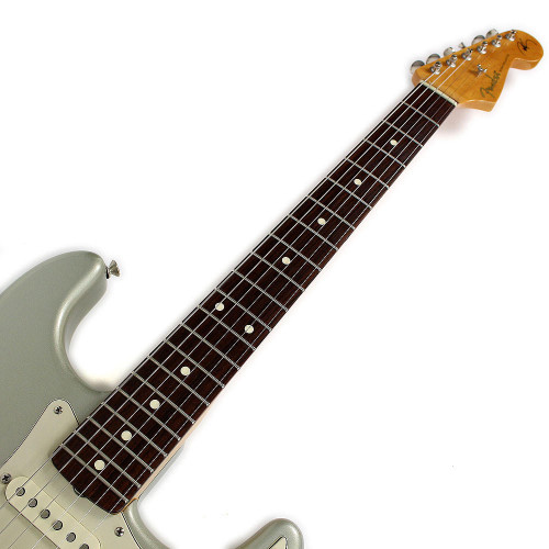 Used Fender MIM Robert Cray Signature Artist Series Stratocaster Electric Guitar Inca Silver