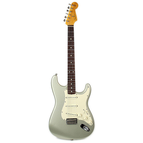 Used Fender MIM Robert Cray Signature Artist Series Stratocaster Electric Guitar Inca Silver