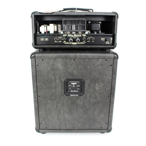 Used 2014 Mesa Boogie Custom Spec Recto-Verb 25 Tube Amp Head And 1x12 Cabinet Grey Taurus & Black
