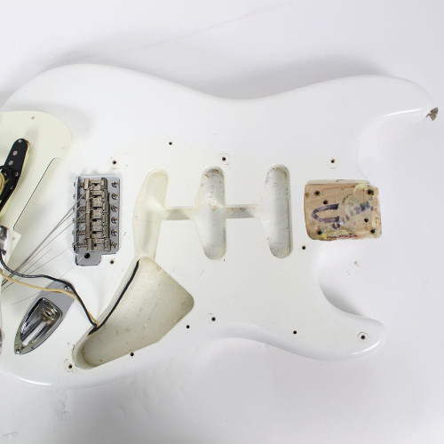 Used Parts Stratocaster with Fender Eric Johnson Neck White