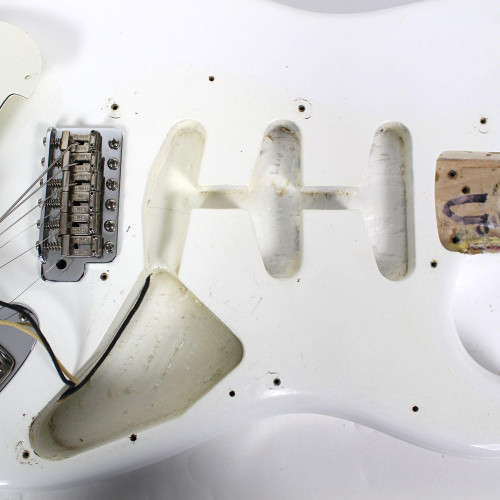 Used Parts Stratocaster with Fender Eric Johnson Neck White