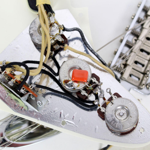 Used Parts Stratocaster with Fender Eric Johnson Neck White