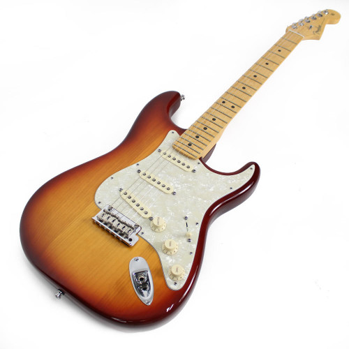 Used 2014 Fender Select Port Orford Cedar Stratocaster in Sienna Sunburst