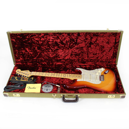 Used 2014 Fender Select Port Orford Cedar Stratocaster in Sienna Sunburst