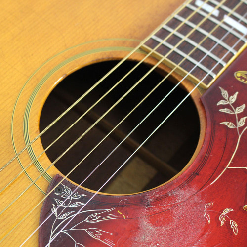 Vintage 1968 Gibson Hummingbird Acoustic Guitar Natural