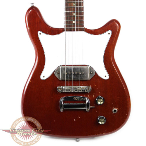Vintage 1966 Epiphone Coronet Electric Guitar Cherry