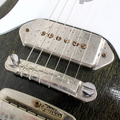 Vintage 1964 Epiphone Coronet Electric Guitar Silver Fox