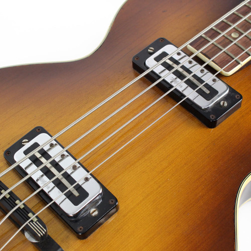 Late '60s Hofner 500/2 Hollow Body Club Bass in Sunburst