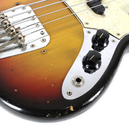 Vintage 1971 Fender Mustang Bass Guitar Sunburst