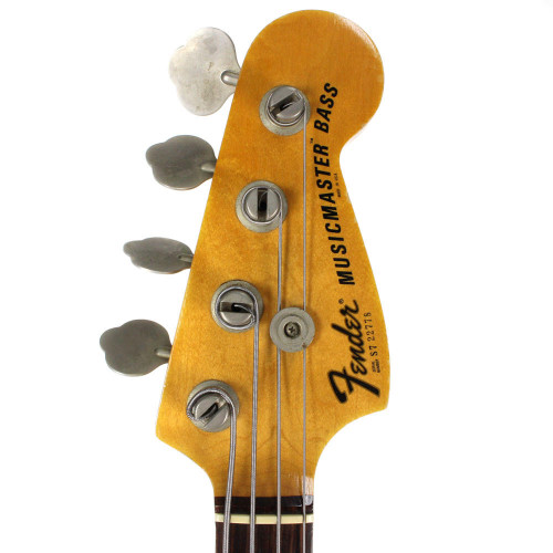 Vintage 1977 Fender Musicmaster Bass Guitar Olympic White