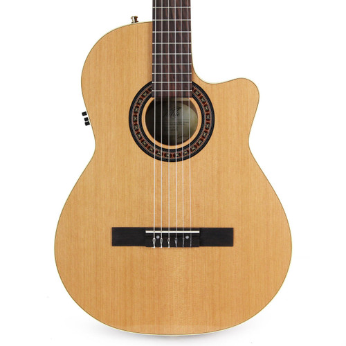 La Patrie Concert CW QI Cedar & Mahogany Acoustic-Electric Classical Guitar with Case