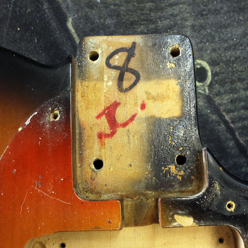 Vintage 1969 Fender Telecaster Electric Guitar Sunburst Finish