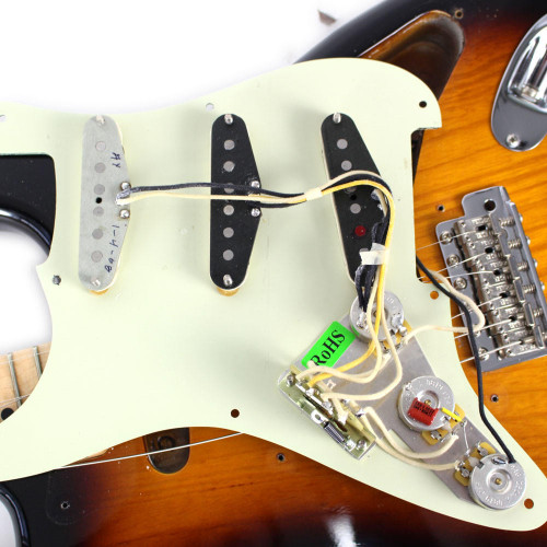 2008 Fender Custom Shop 1956 NOS Stratocaster Electric Guitar Two Tone Sunburst