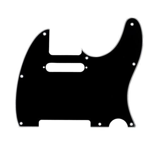 Fender 8-Hole Multi-Ply Telecaster Pickguard in Black