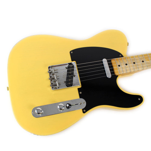 2012 Fender MIM Road Worn 50s Telecaster Electric Guitar Blonde
