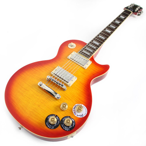 Used Epiphone Les Paul 1960 Tribute Plus Electric Guitar in Cherry Sunburst