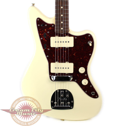 Used Fender American Vintage Series 62 Reissue Jazzmaster Olympic White