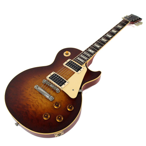 1997 Gibson Custom Shop One-Off Yamano '59 Vintage Reissue Les Paul Ruby Burst Quilt