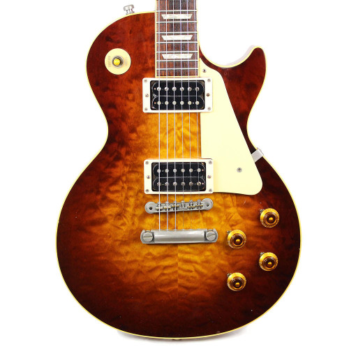 1997 Gibson Custom Shop One-Off Yamano '59 Vintage Reissue Les Paul Ruby Burst Quilt