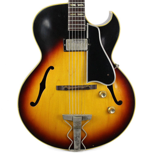 Vintage 1963 Gibson ES-175 Hollowbody Electric Guitar Sunburst Finish