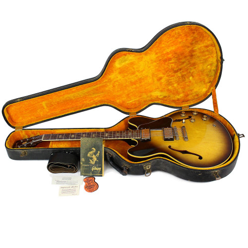 Vintage 1964 Gibson ES-335 TD Electric Guitar Tobacco Sunburst