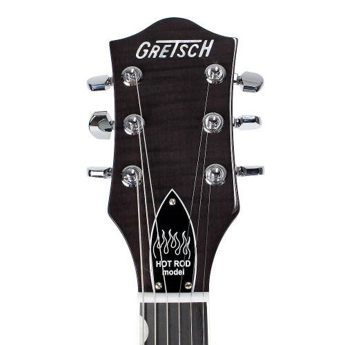 Gretsch G6120SH Brian Setzer Hot Rod Tuxedo Black Flame Maple DEMO