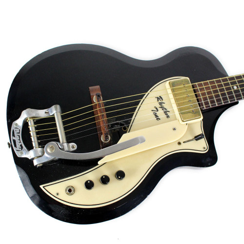 Vintage 1961 Tonemaster Rhythm Tone Electric Guitar Black