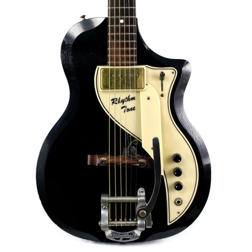 Vintage 1961 Tonemaster Rhythm Tone Electric Guitar Black