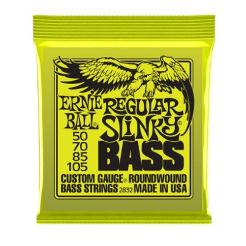 Ernie Ball 2832 Regular Slinky Nickel Wound Electric Bass Strings 50-105