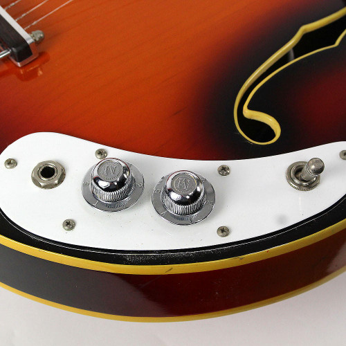 Vintage 1972 Mosrite Celebrity Hollow Body Electric Guitar Sunburst Finish