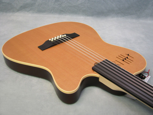 Godin A11 Glissentar 11-String Fretless Acoustic-Electric Guitar Natural Satin B-Stock