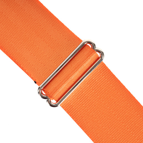 Souldier Plain Seatbelt 2" Guitar Strap in Orange with Black Ends
