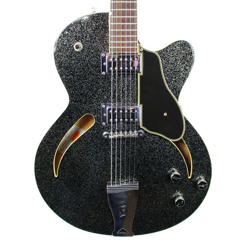 2000 Gretsch Historic Series G3166 Streamliner Electric Guitar Black Sparkle