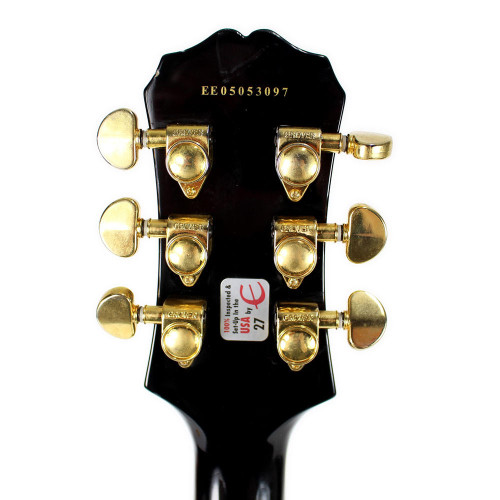 2004 Epiphone Les Paul Custom Electric Guitar Ebony