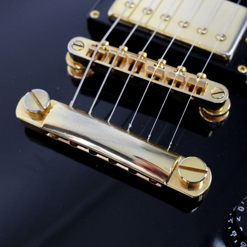 2004 Epiphone Les Paul Custom Electric Guitar Ebony